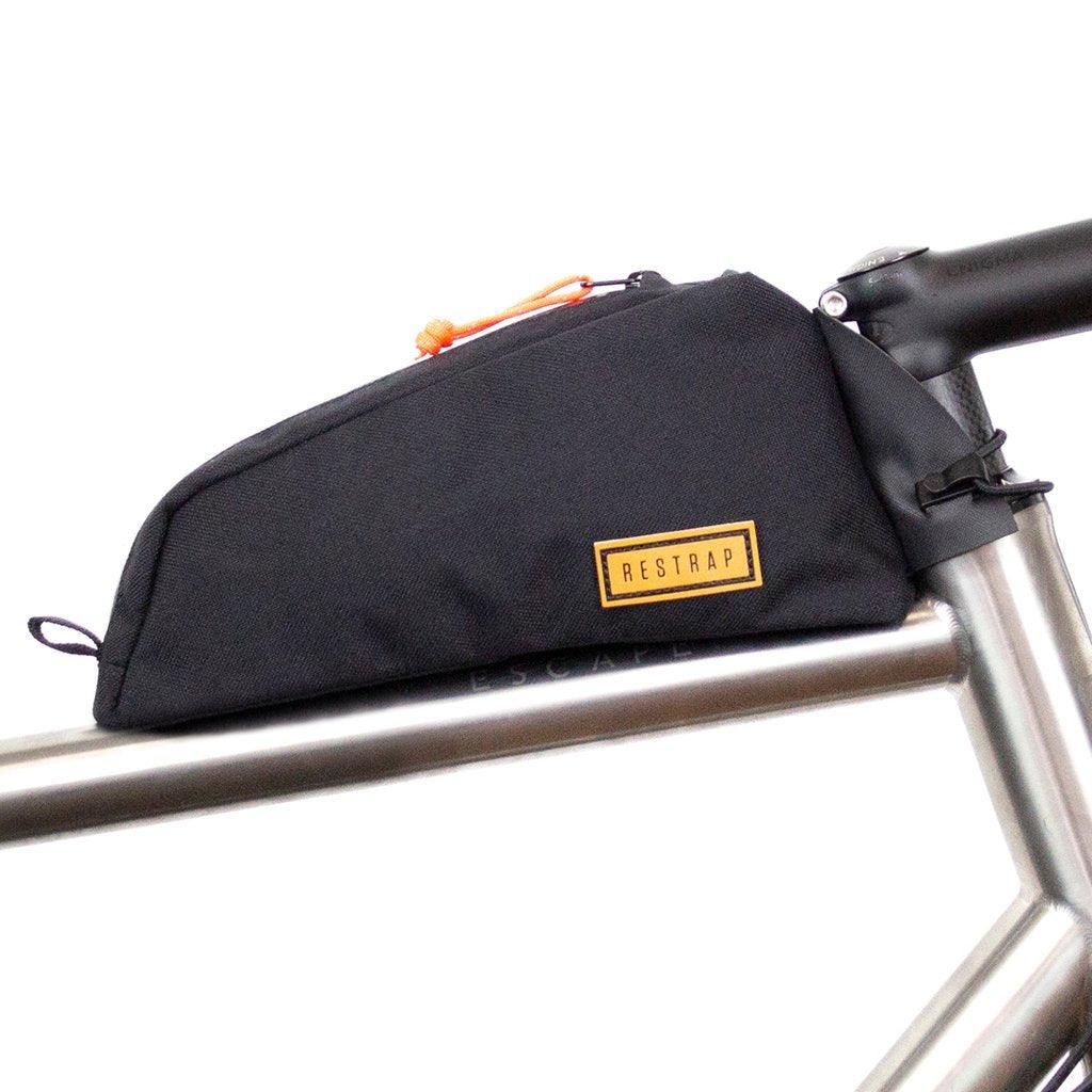 Restrap Bolt - on Top Tube Bag (Black) | Cycling Gears Hub - Cycling Gears Hub