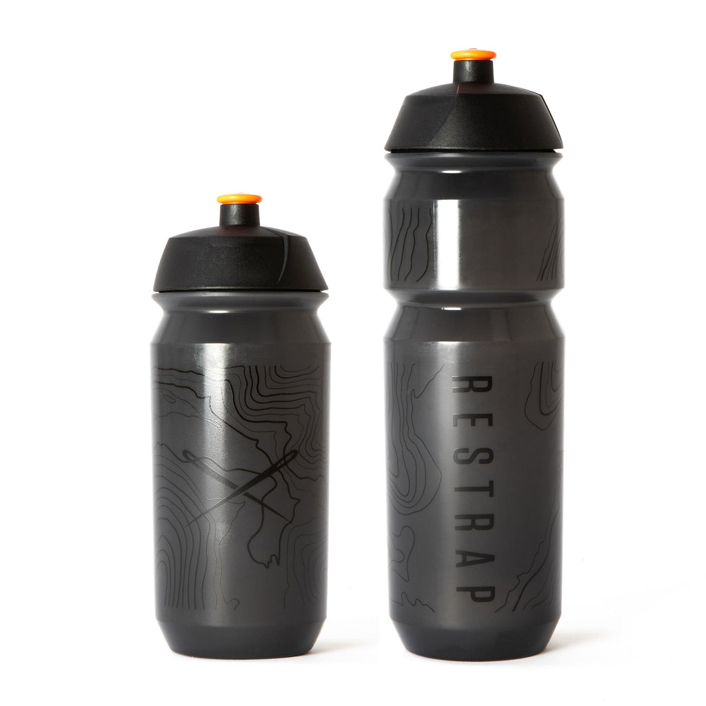 Restrap Contour Water Bottle (Black) | Cycling Gears Hub - Cycling Gears Hub