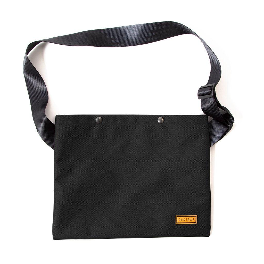 Restrap Musette Bag (Black) | Cycling Gears Hub - Cycling Gears Hub