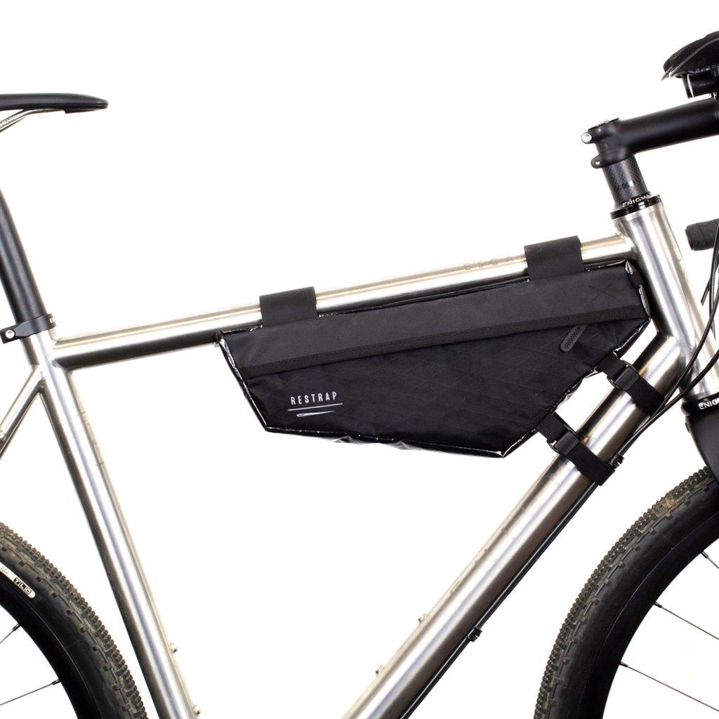 Restrap Race Frame Bag (Black) | Cycling Gears Hub - Cycling Gears Hub