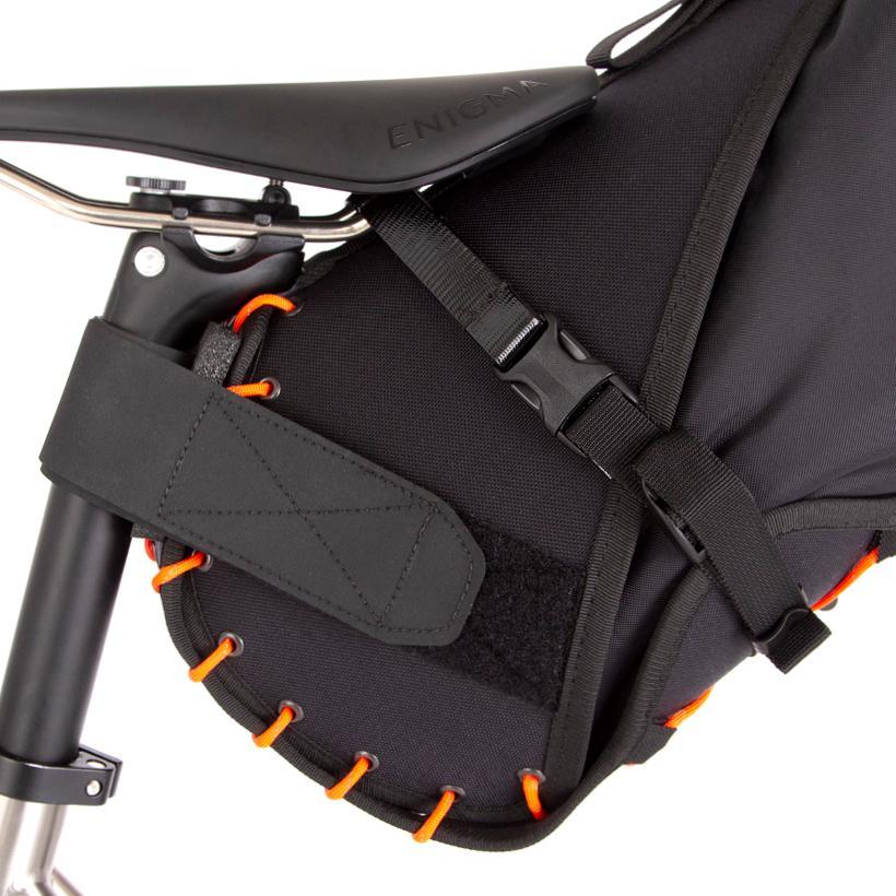 Restrap Saddle Bag (Black/Orange) | Cycling Gears Hub - Cycling Gears Hub