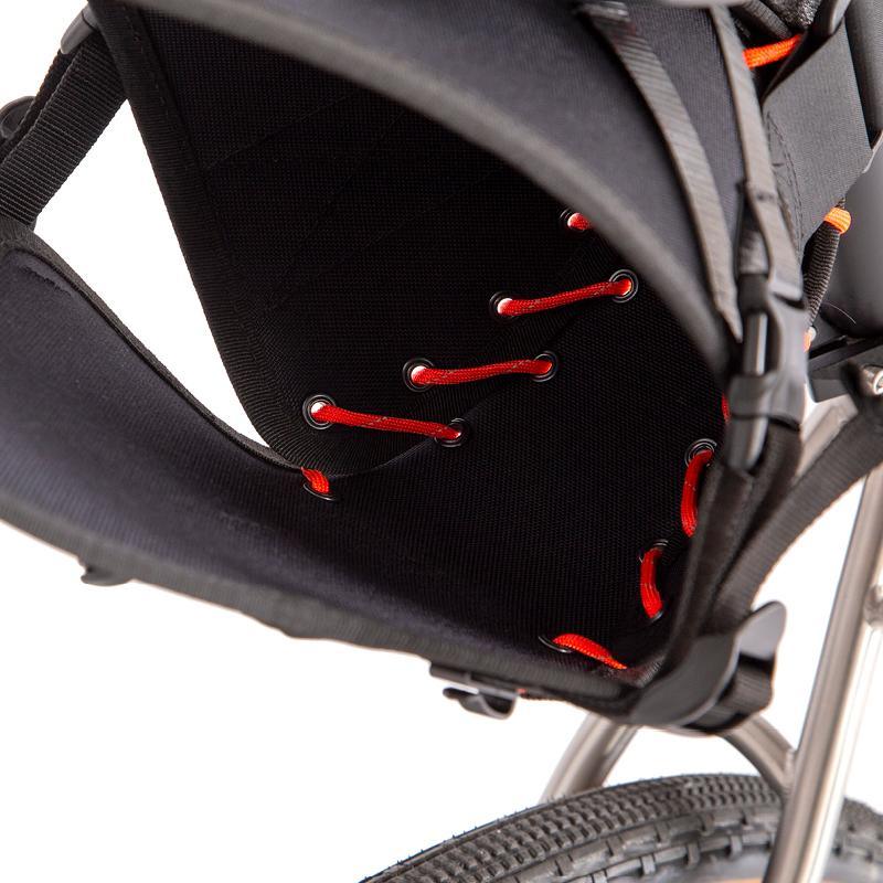 Restrap Saddle Bag (Black/Orange) | Cycling Gears Hub - Cycling Gears Hub