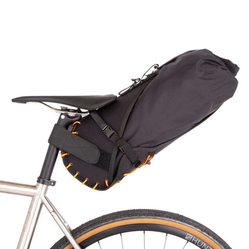 Restrap Saddle Bag (Black/Orange) | Cycling Gears Hub - Cycling Gears Hub