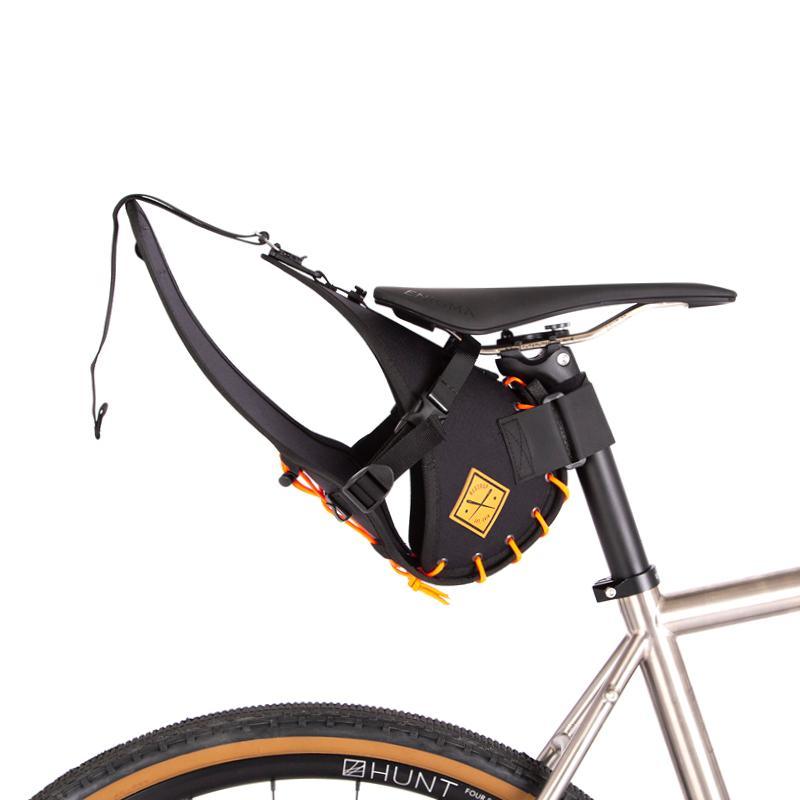 Restrap Saddle Bag (Black/Orange) | Cycling Gears Hub - Cycling Gears Hub