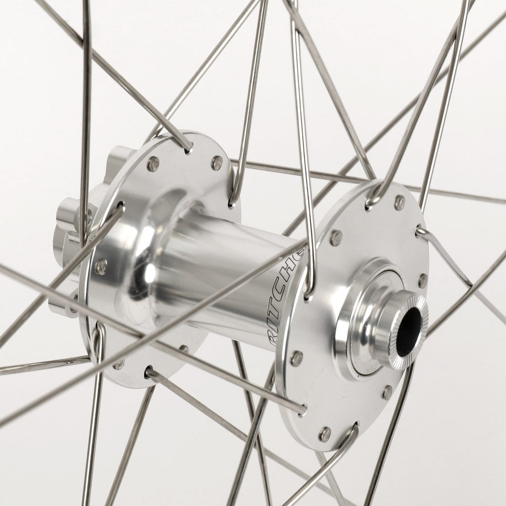 Ritchey Classic Zeta Aluminium Tubeless Ready Disc Brake Wheel - Shimano/Sram (Matte Metallic) | Cycling Gears Hub - Cycling Gears Hub
