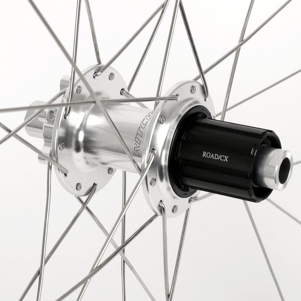 Ritchey Classic Zeta Aluminium Tubeless Ready Disc Brake Wheel - Shimano/Sram (Matte Metallic) | Cycling Gears Hub - Cycling Gears Hub