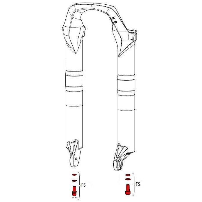 Rock Shox Spare For Fork Service Kit | Cycling Gears Hub - Cycling Gears Hub