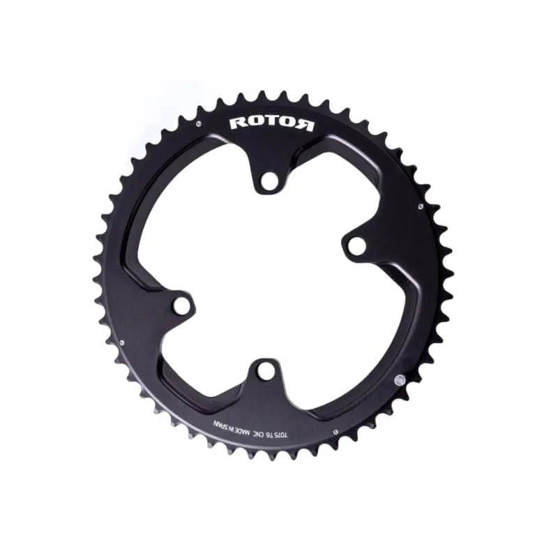 Rotor 110/4 BCD 11 Speed Round Chainring (Black) | Cycling Gears Hub - Cycling Gears Hub