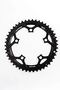 Rotor NoQ 110mm BCD 9/10/11 Speed Chainring (Black) | Cycling Gears Hub - Cycling Gears Hub