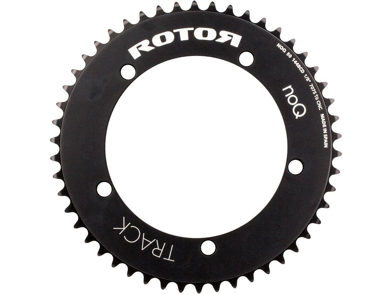 Rotor NoQ Track 1/8" Chainring (Black) | Cycling Gears Hub - Cycling Gears Hub