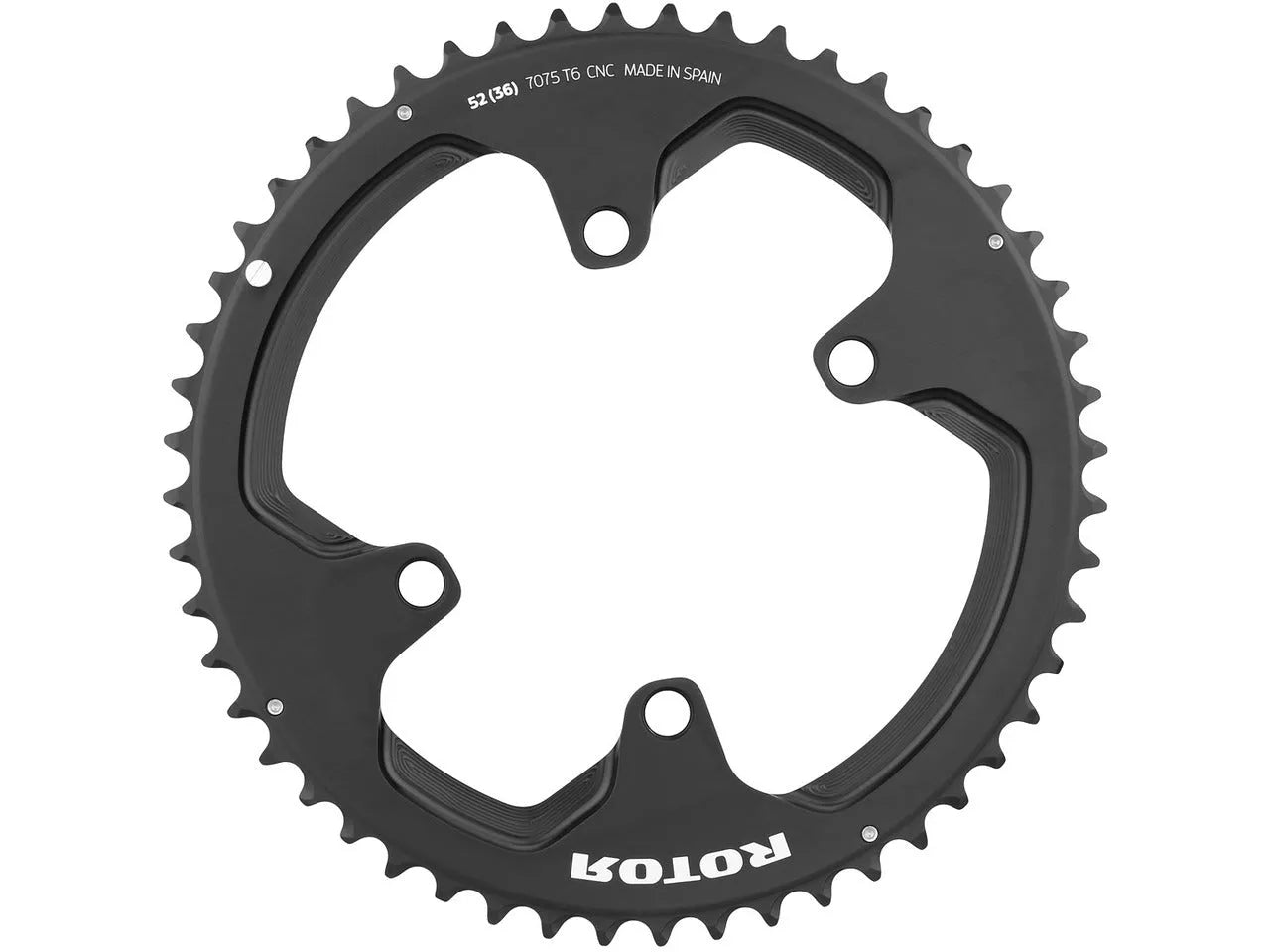 Rotor Shimano NoQ 10/11 Speed Chainring (Black) | Cycling Gears Hub - Cycling Gears Hub