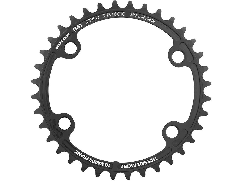 Rotor Shimano NoQ 10/11 Speed Chainring (Black) | Cycling Gears Hub - Cycling Gears Hub