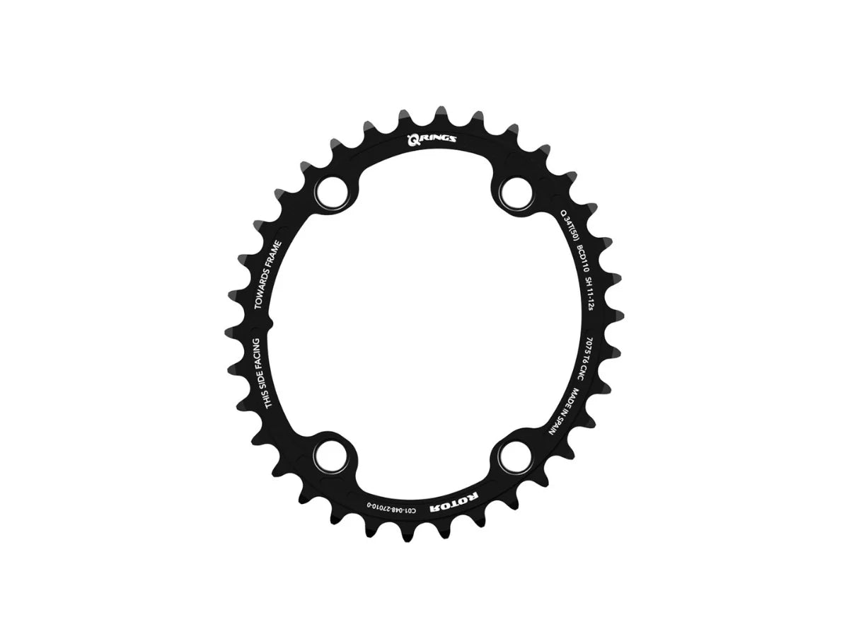ROTOR Inner Chainring 110x4 BCD – 34T / 39T / 44T | Compatible with Shimano Dura-Ace & Ultegra 11/12 Speed