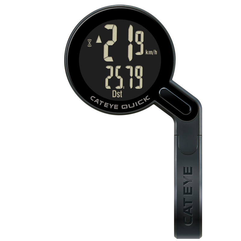 Cateye Quick Cyclocomputer (Black) | Cycling Gears Hub