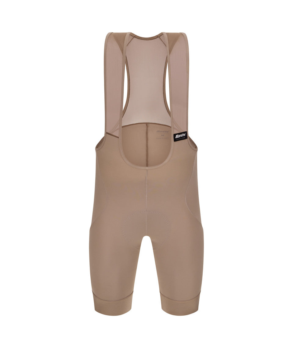 Santini Ready To Ride Men's Cycling Bibshorts (Cappuccino) | Cycling Gears Hub