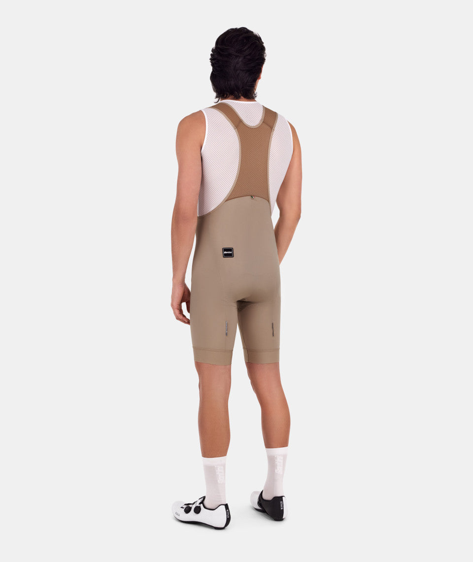 Santini Ready To Ride Men's Cycling Bibshorts (Cappuccino) | Cycling Gears Hub