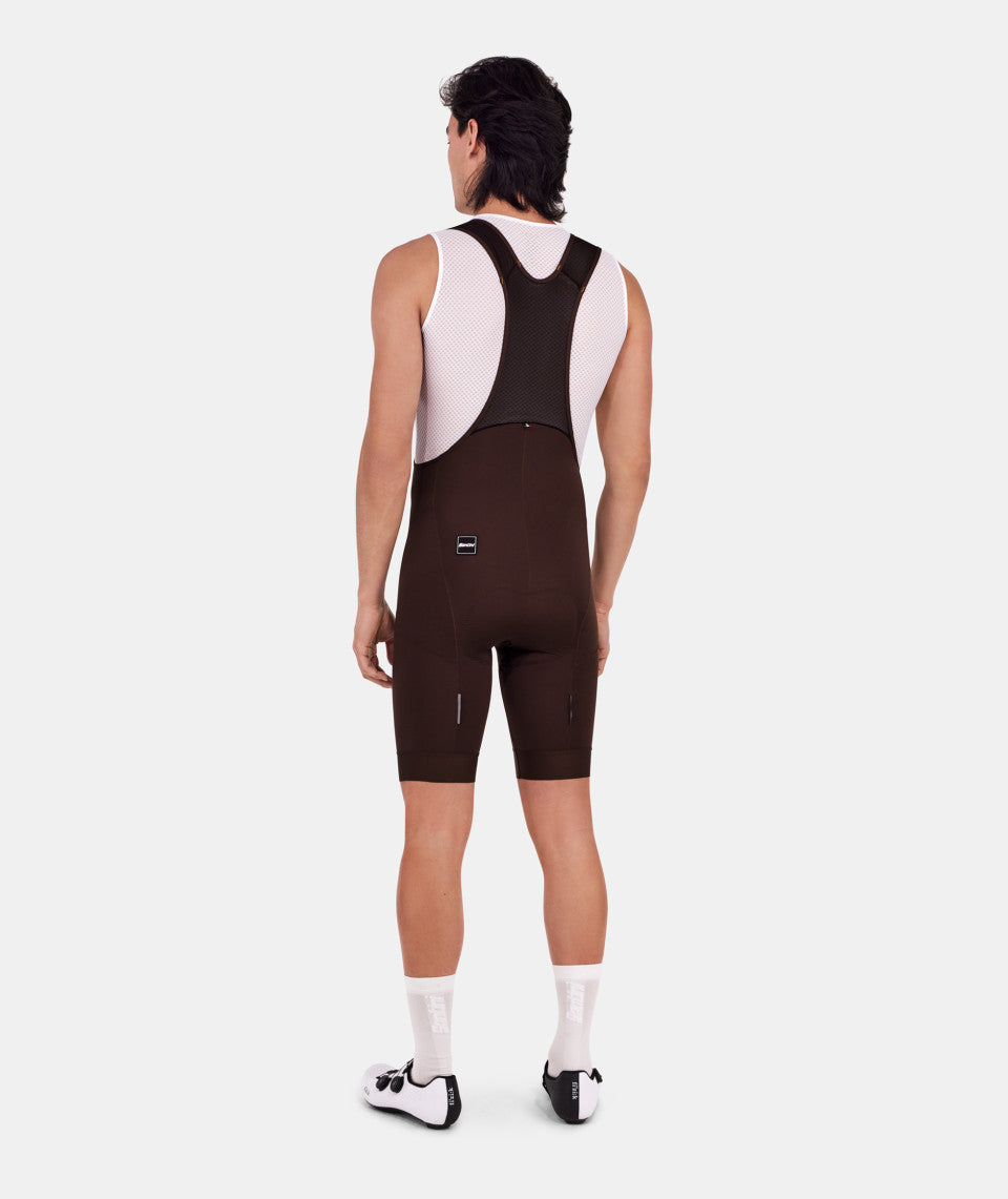 Santini Ready To Ride Men's Cycling Bibshorts (Chocolate) | Cycling Gears Hub