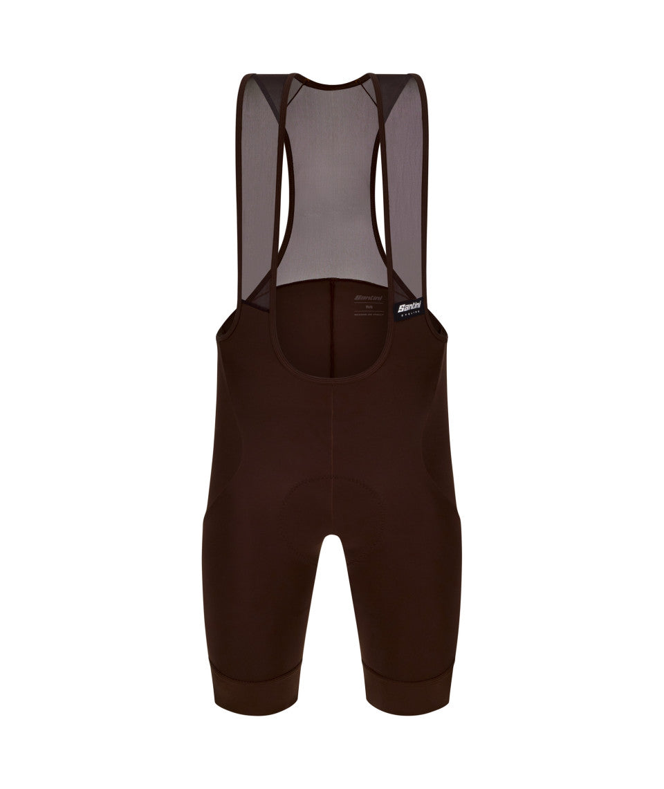 Santini Ready To Ride Men's Cycling Bibshorts (Chocolate) | Cycling Gears Hub