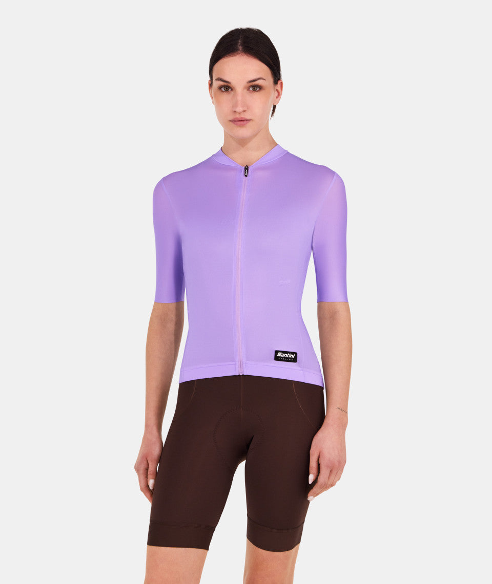 Santini Ready To Ride Unisex Cycling Jersey (Lilac) | Cycling Gears Hub