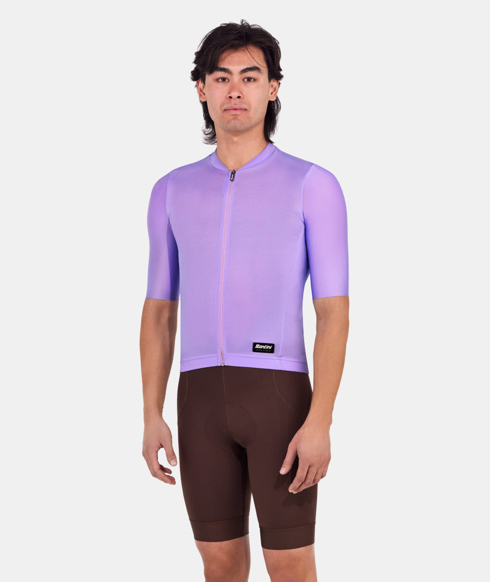 Santini Ready To Ride Unisex Cycling Jersey (Lilac) | Cycling Gears Hub
