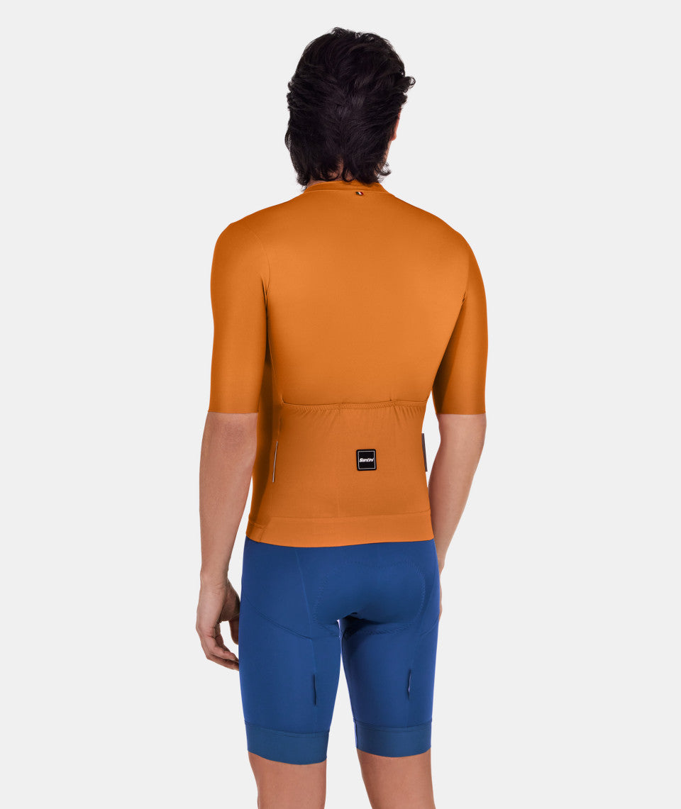 Santini Ready To Ride Unisex Cycling Jersey (Rust) | Cycling Gears Hub