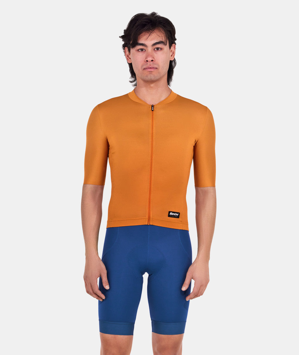 Santini Ready To Ride Unisex Cycling Jersey (Rust) | Cycling Gears Hub