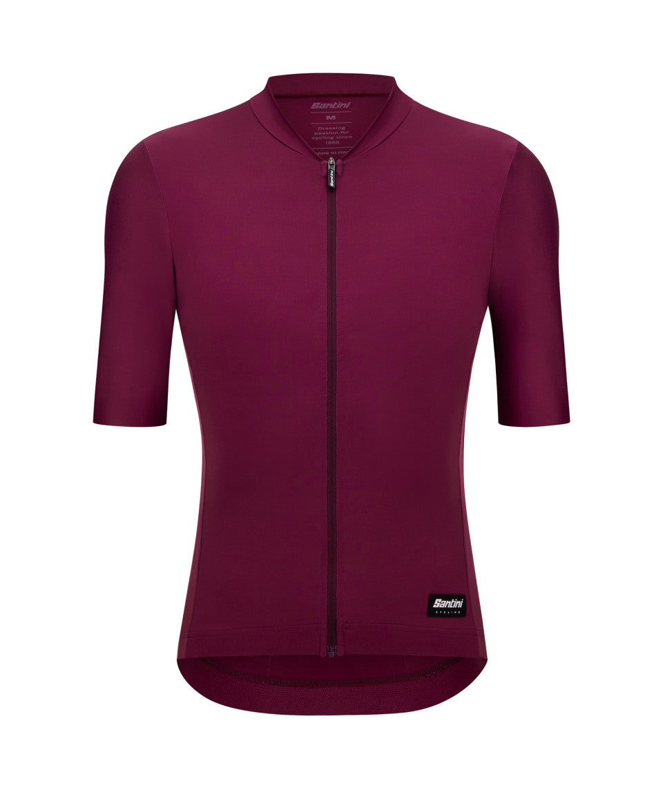 Santini Ready To Ride Unisex Cycling Jersey (Burgundy) | Cycling Gears Hub