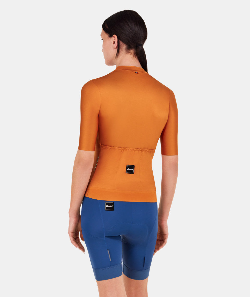Santini Ready To Ride Unisex Cycling Jersey (Rust) | Cycling Gears Hub