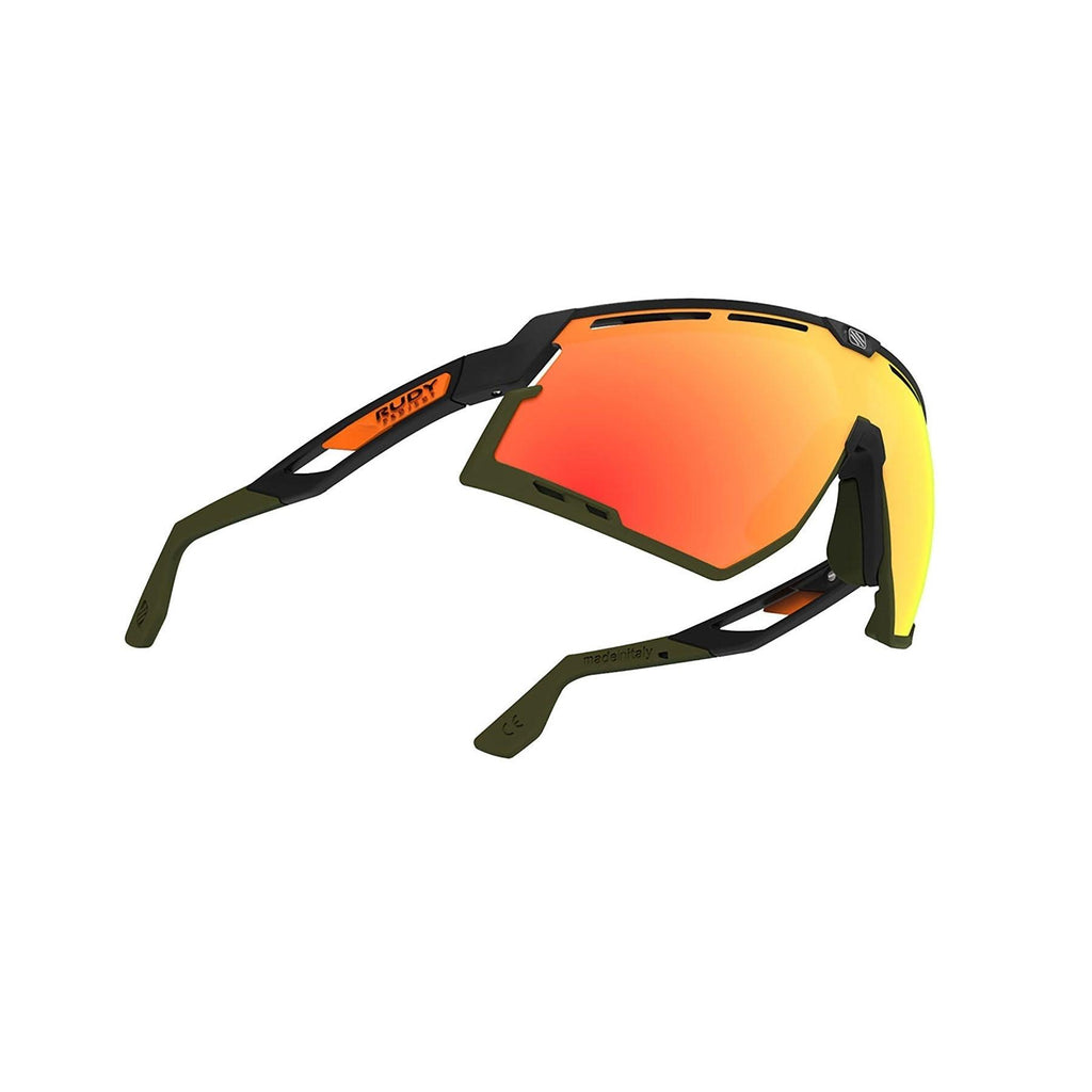 Rudy Project Defender Sport Sunglasses (Stripes/Black Matte/Multilaser Orange) | Cycling Gears Hub - Cycling Gears Hub