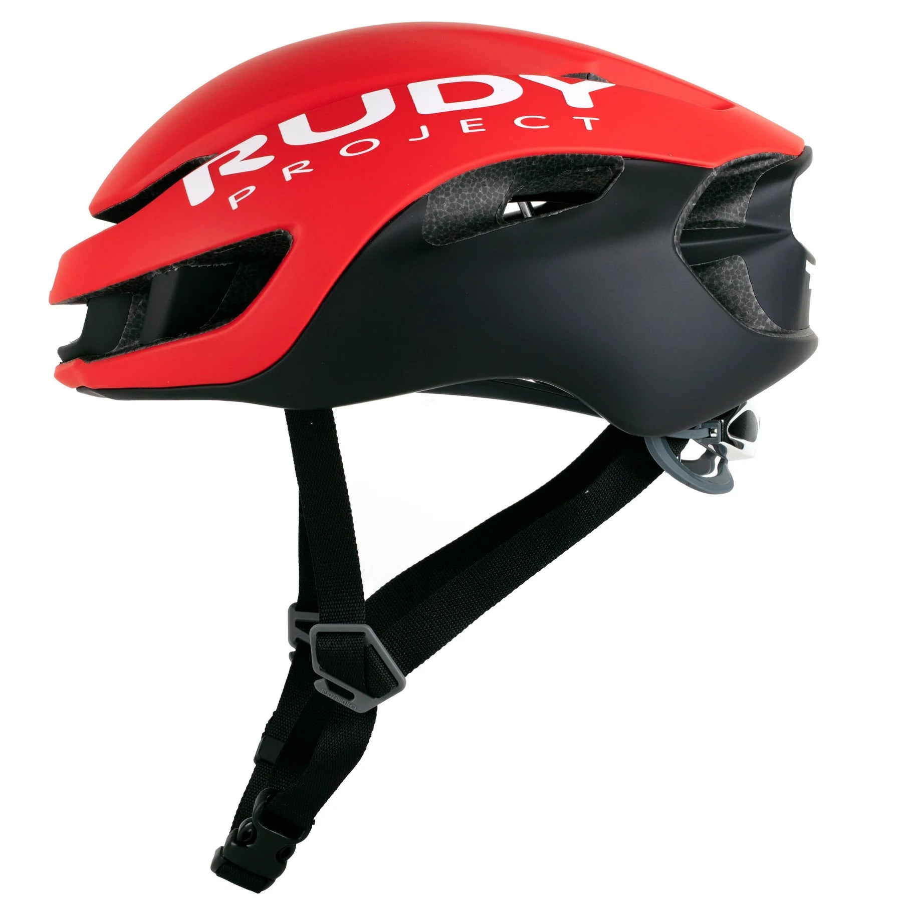 Rudy Project Nytron Road Cycling Helmet – Red/Black Matte | Aero Lightweight & Ventilated - Cycling Gears Hub