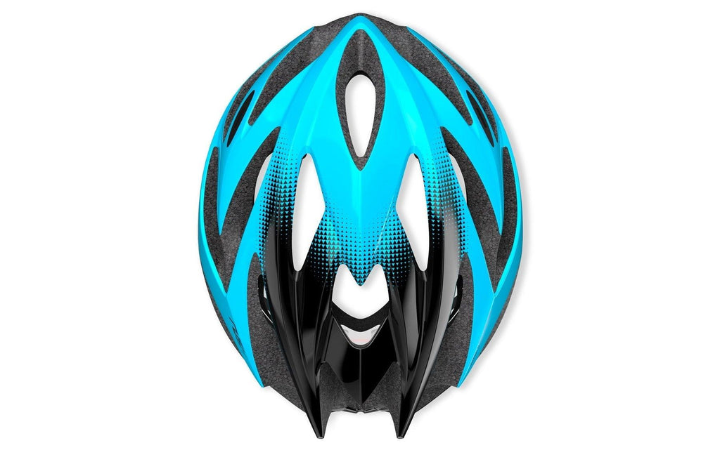 Rudy Project Rush Road Cycling Helmet (Azur/Black-Shiny) | Cycling Gears Hub