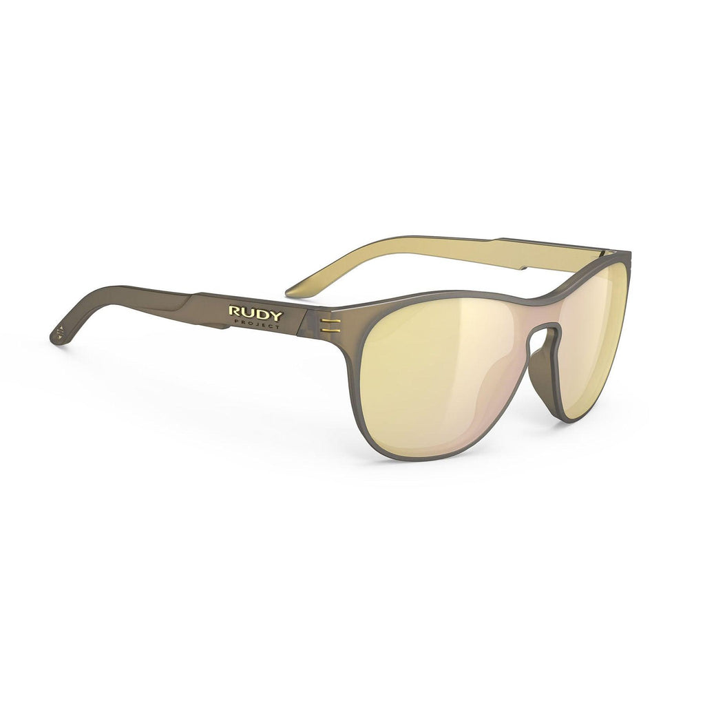 Rudy Project Soundshield Sunglasses (Ice Gold Matte/Multilaser Gold) | Cycling Gears Hub - Cycling Gears Hub