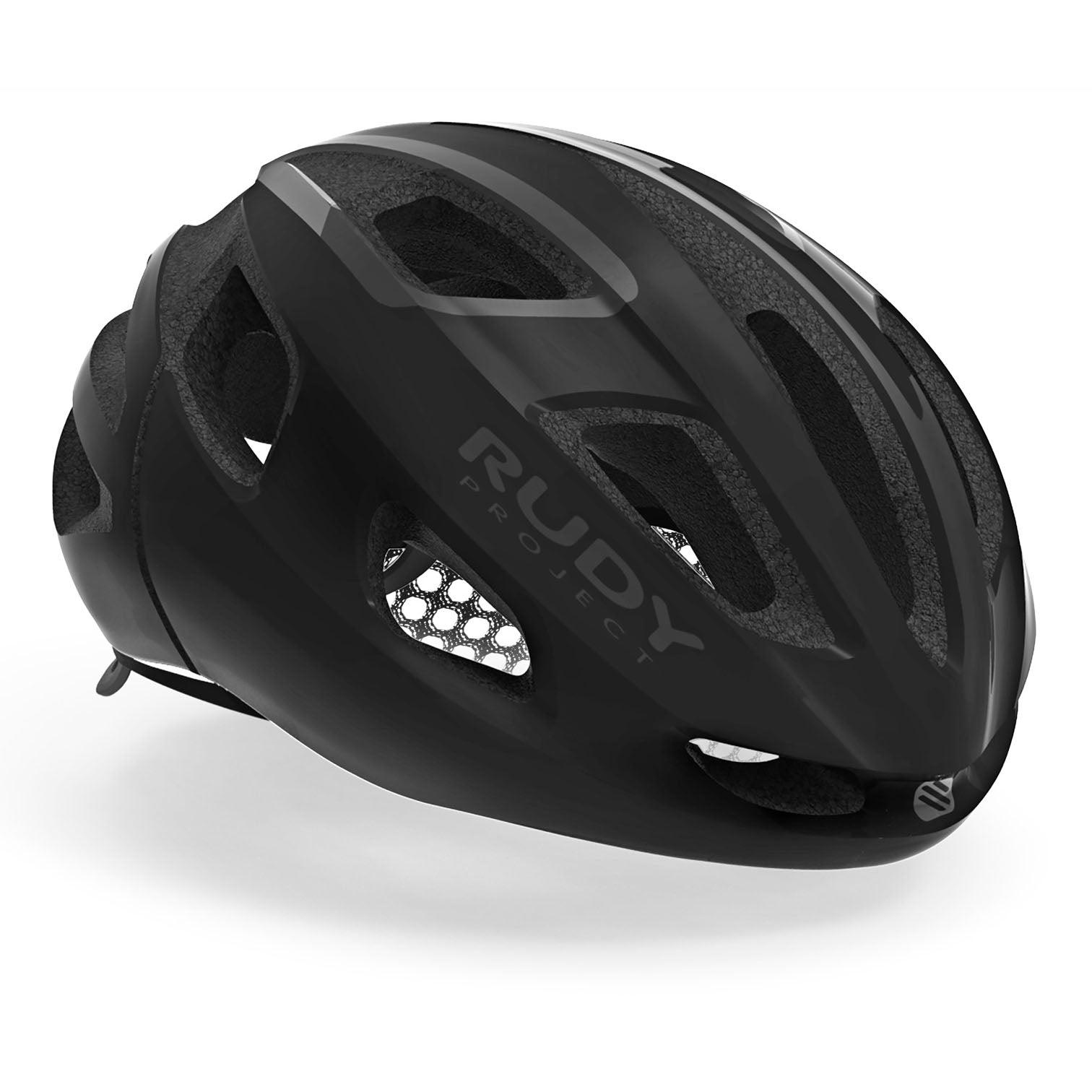 Rudy Project Strym Road Cycling Helmet (Black Stealth - Matte) | Cycling Gears Hub - Cycling Gears Hub