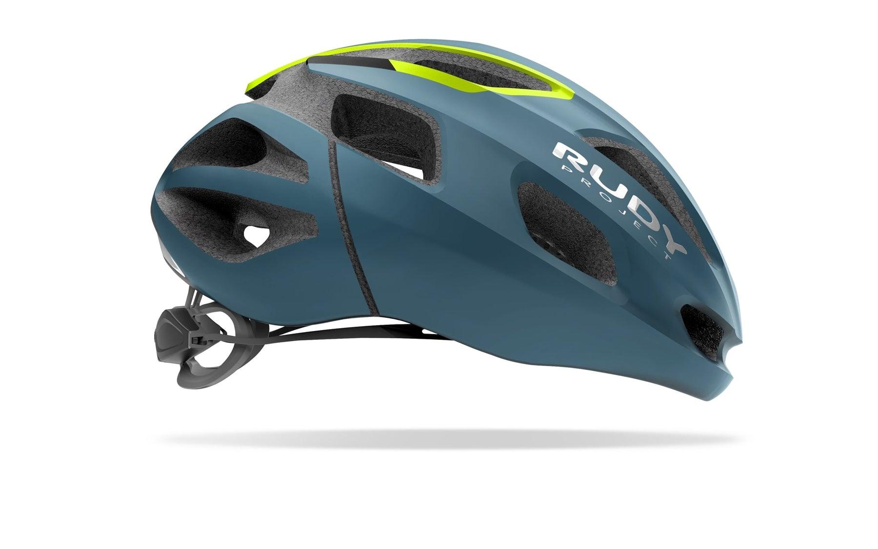Rudy Project Strym Road Cycling Helmet (Pacific Blue-Matte) | Cycling Gears Hub