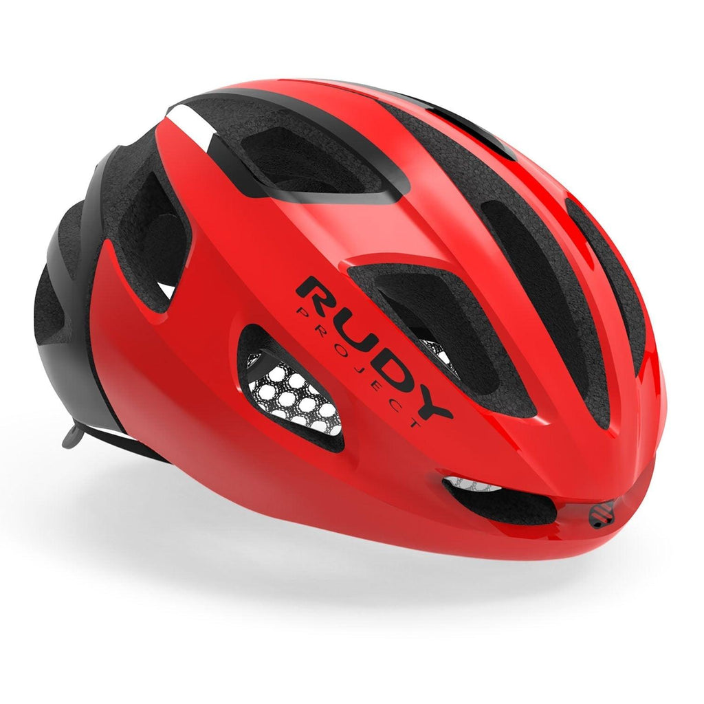 Rudy Project Strym Road Cycling Helmet (Red-Shiny) | Cycling Gears Hub