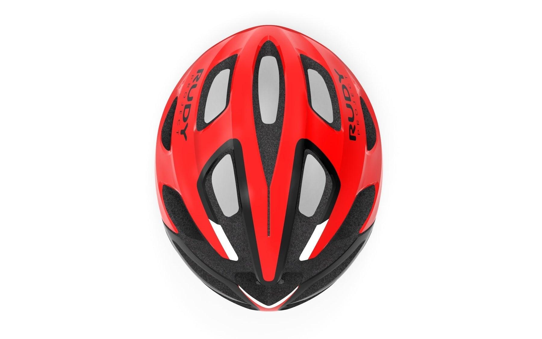 Rudy Project Strym Road Cycling Helmet (Red-Shiny) | Cycling Gears Hub