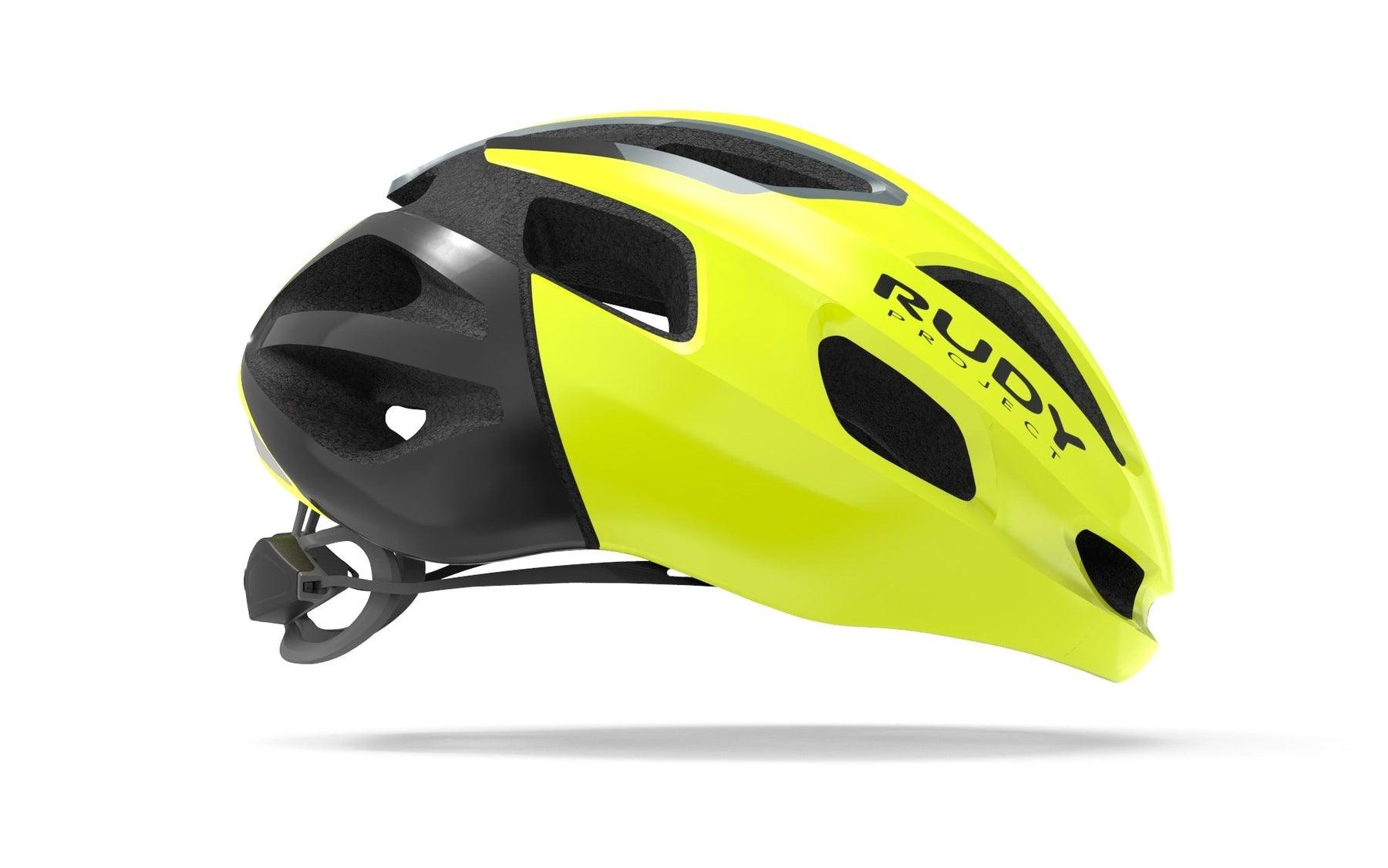 Rudy Project Strym Road Cycling Helmet (Yello Fluo-Shiny) | Cycling Gears Hub