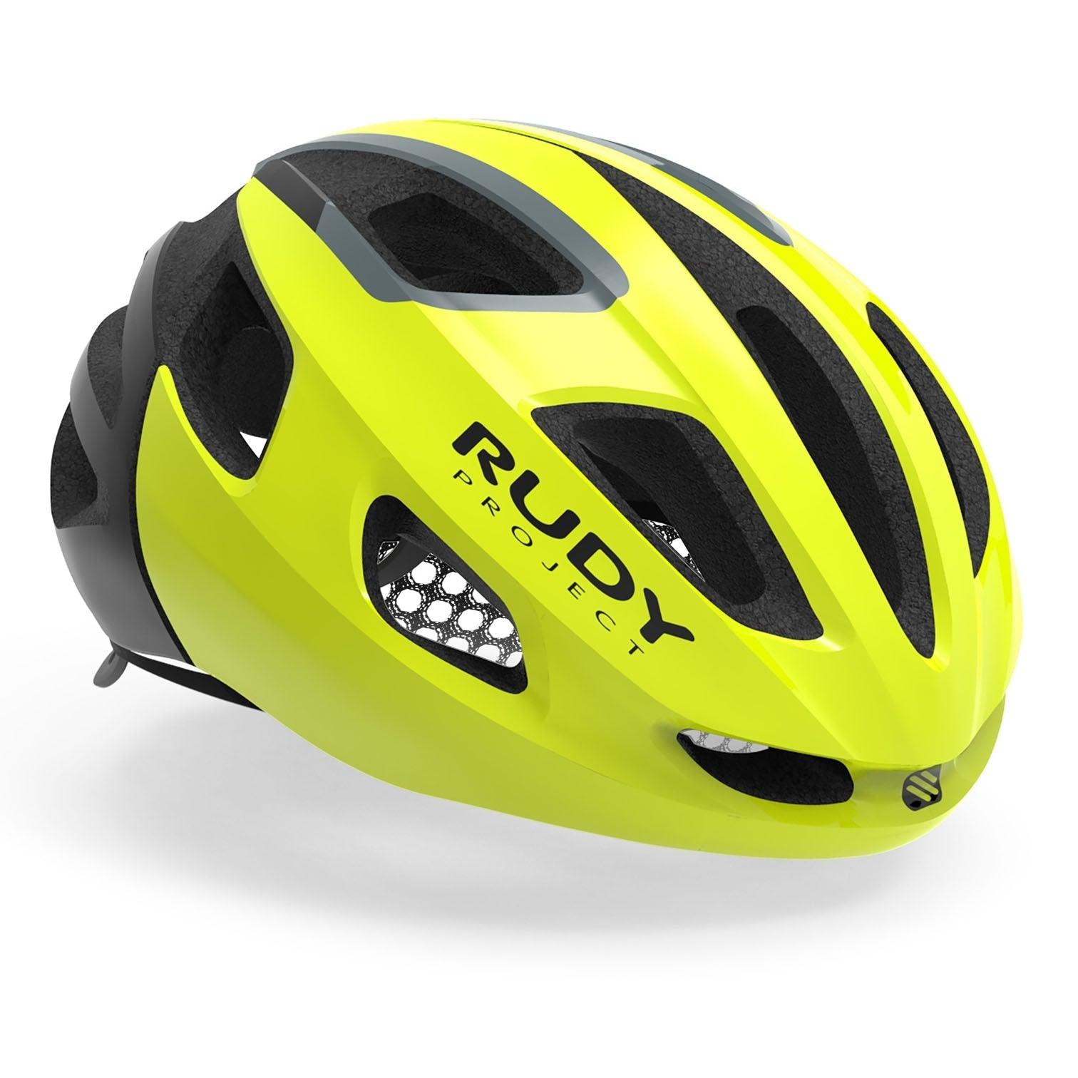 Rudy Project Strym Road Cycling Helmet (Yello Fluo-Shiny) | Cycling Gears Hub