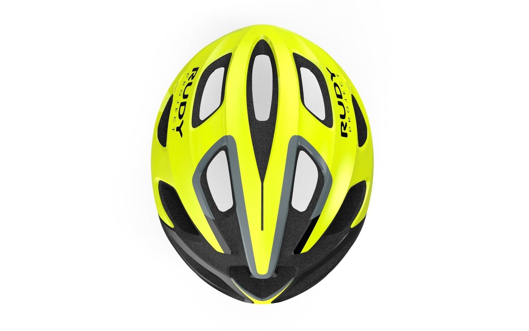 Rudy Project Strym Road Cycling Helmet (Yello Fluo-Shiny) | Cycling Gears Hub