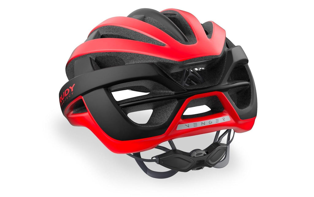 Rudy Project Venger Road Cycling Helmet (Red/Black-Matte) | Cycling Gears Hub
