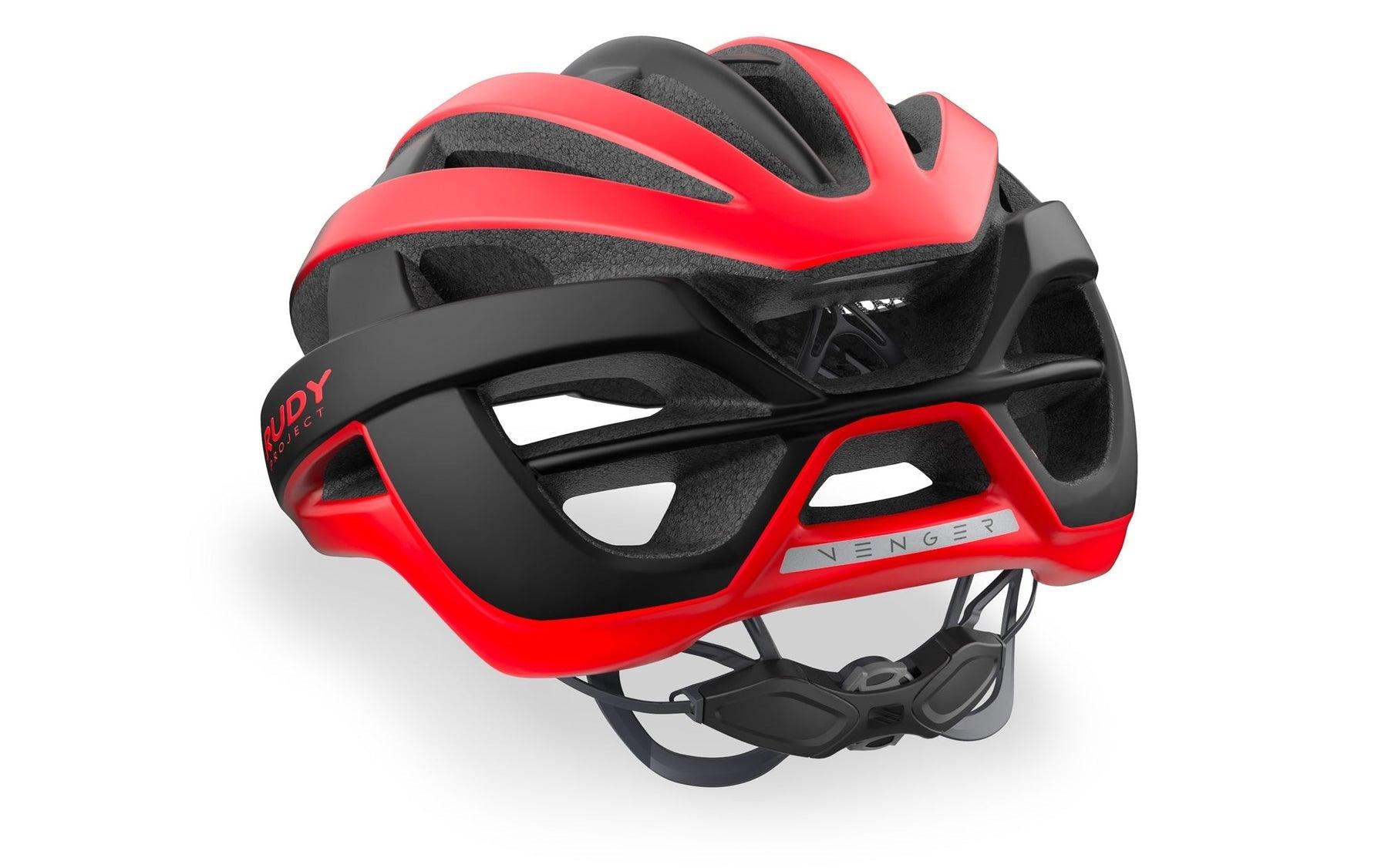 Rudy Project Venger Road Cycling Helmet (Red/Black-Matte) | Cycling Gears Hub