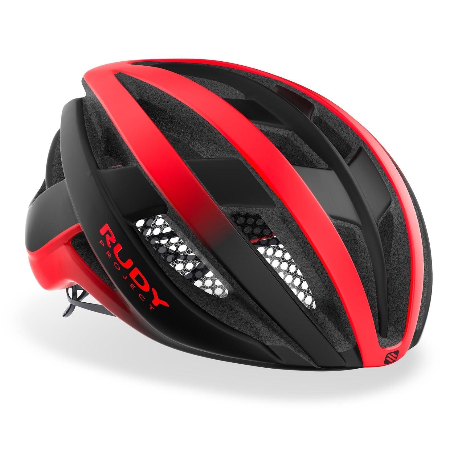 Rudy Project Venger Road Cycling Helmet (Red/Black-Matte) | Cycling Gears Hub