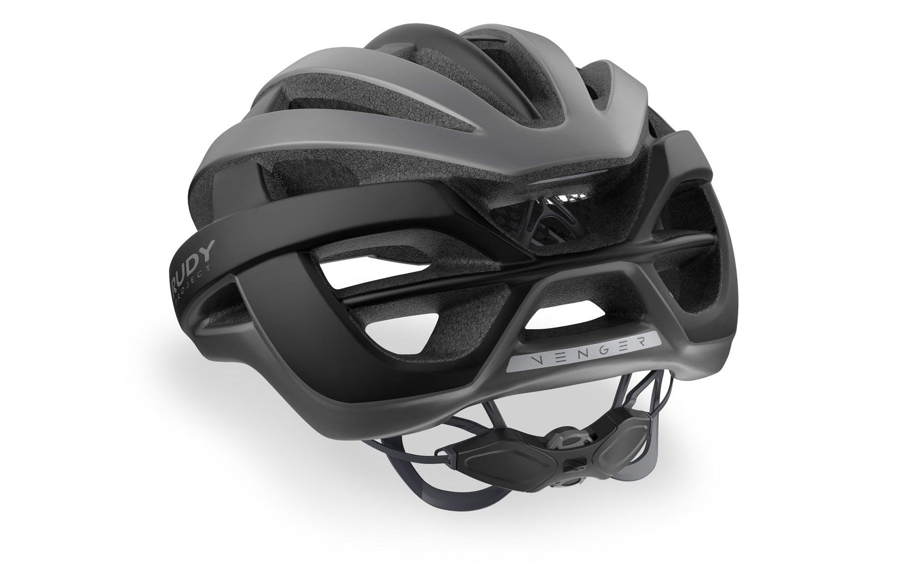 Rudy Project Venger Road Cycling Helmet (Titanium/Black-Matte) | Cycling Gears Hub