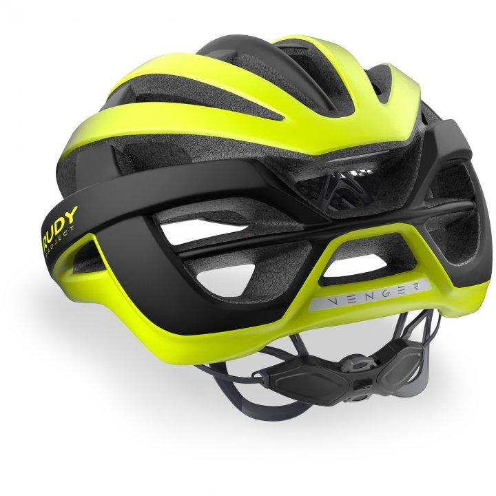 Rudy Project Venger Road Cycling Helmet (Yellow Fluo/Black/Matte) | Cycling Gears Hub