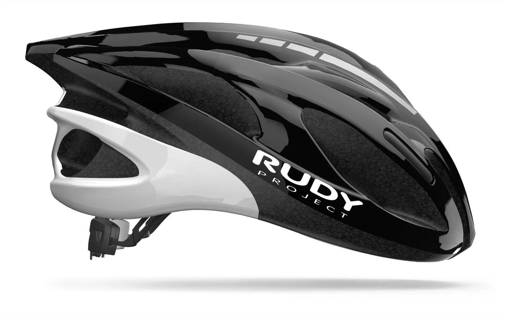 Rudy Project Zumy Road Cycling Helmet – Black Shiny | Lightweight, Safe & Ventilated Helmet for Road Riders - Cycling Gears Hub