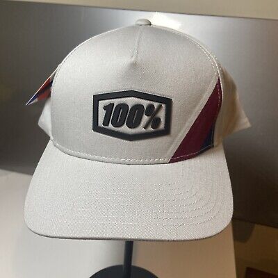 100% Cornerstone Snapback Hat – Light Grey Adjustable Cap for Cyclists & Streetwear Style