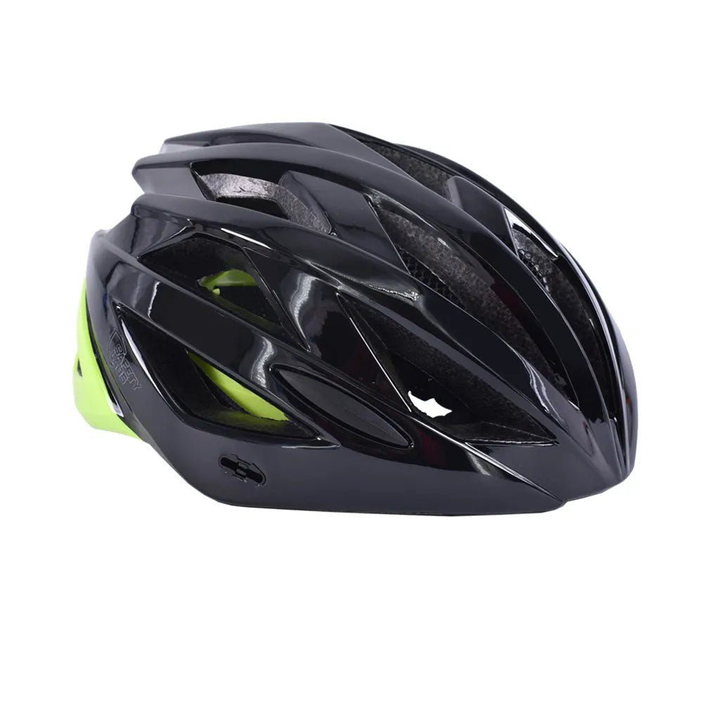 Safety Labs Juno Road Cycling Helmet (Black/Yellow) | Cycling Gears Hub - Cycling Gears Hub