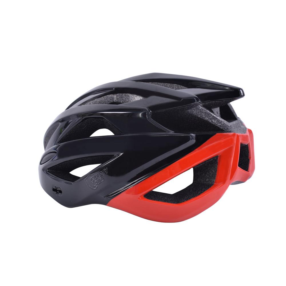 Safety Labs?Juno Road Cycling Helmet (Shiny Black/Red) | Cycling Gears Hub