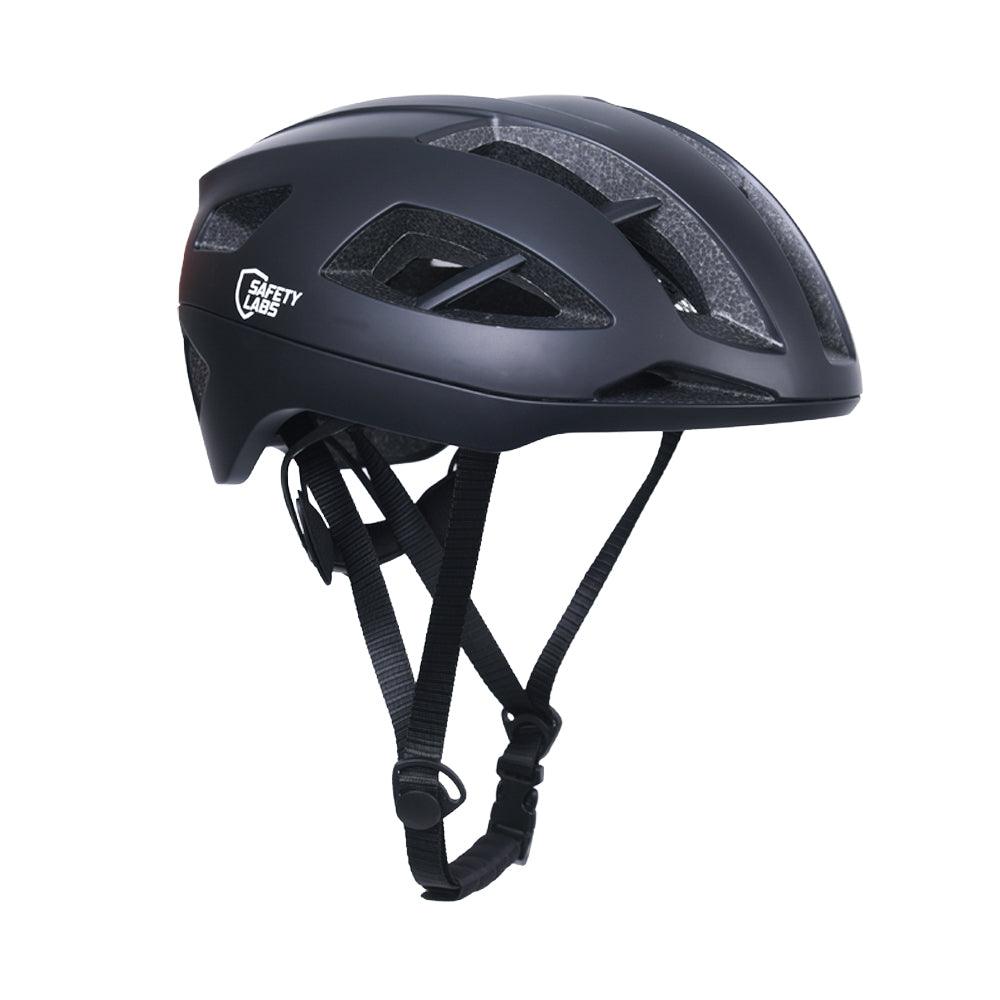 Safety Labs X-EROS 2.0 Road Cycling Helmet (Matt Black) | Cycling Gears Hub