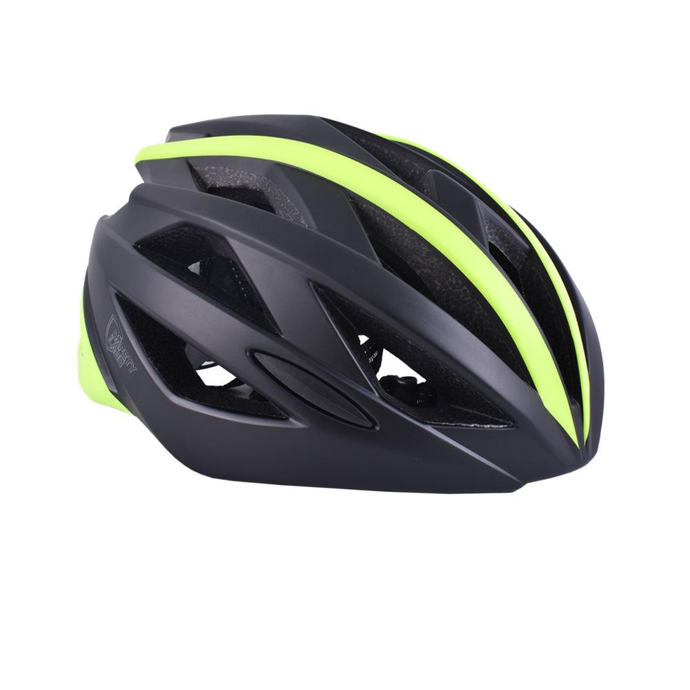 Safety Labs Xeno Road Cycling Helmet (Matte Black/ Yellow) | Cycling Gears Hub